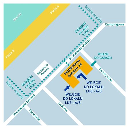 Mojemiedzyzdroje Lu 8B - Luksusowy Apartament 100 Metrow Od Morza מראה חיצוני תמונה